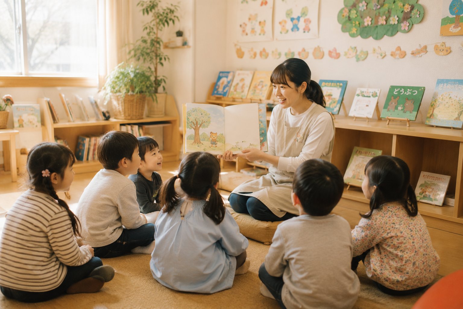 絵本の読み聞かせ